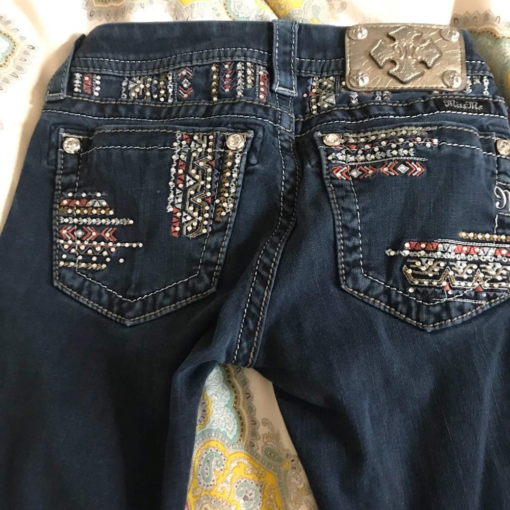 Miss Me Aztec jeans very rare size 24